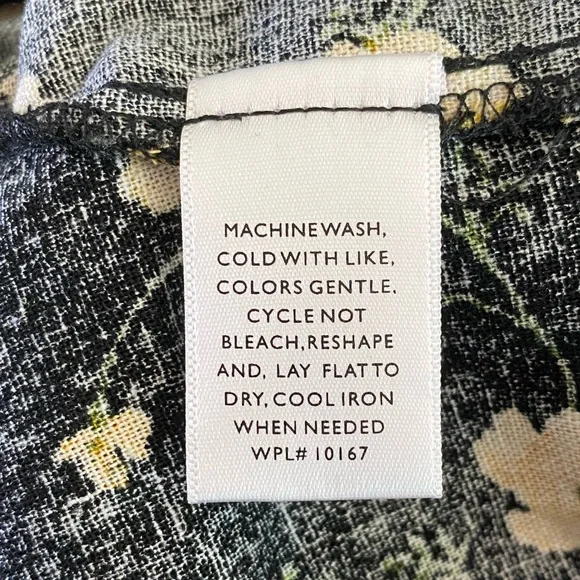 AQUA Medium Floral Print Wide Leg Pants - Picture 8 of 10